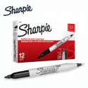 Sharpie ปากกาเคมี 2 หัว <1/12> ดำ