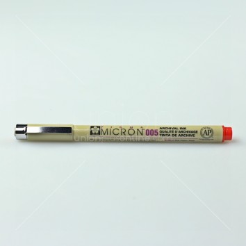 SAKURA ปากกา PIGMA MICRON 005 <1/12> สีแดง #19